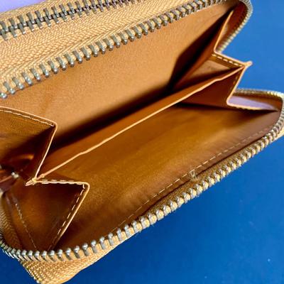 LOT 22 L: Valentina Italian Leather Card Wallet, Koba Pink Leather Cross Body Phone Bag, & Vince Camuto Canary Yellow Pebbled Leather...