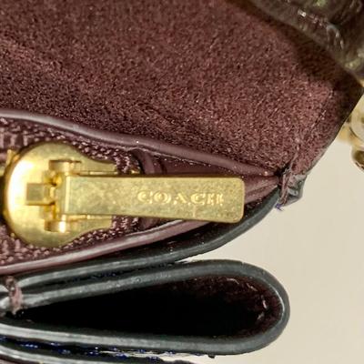 LOT 24 L: Coach Black Sunglasses "Molly" S470 & Marlow Turnlock Chain Crossbody Bag