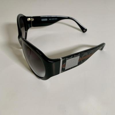 LOT 24 L: Coach Black Sunglasses "Molly" S470 & Marlow Turnlock Chain Crossbody Bag