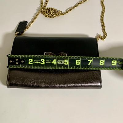 LOT 24 L: Coach Black Sunglasses "Molly" S470 & Marlow Turnlock Chain Crossbody Bag