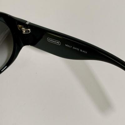LOT 24 L: Coach Black Sunglasses "Molly" S470 & Marlow Turnlock Chain Crossbody Bag