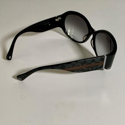 LOT 24 L: Coach Black Sunglasses "Molly" S470 & Marlow Turnlock Chain Crossbody Bag