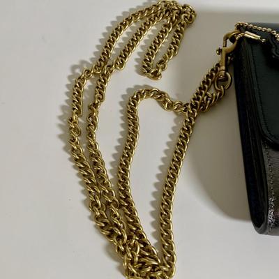 LOT 24 L: Coach Black Sunglasses "Molly" S470 & Marlow Turnlock Chain Crossbody Bag