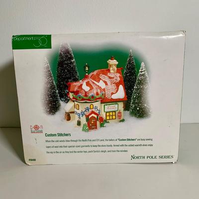 LOT 25 L: St. Nicholas Square Illuminated 2009 "Ryan's Bicycle Shop", 2010 "The Coffee Grounds", Department 56...