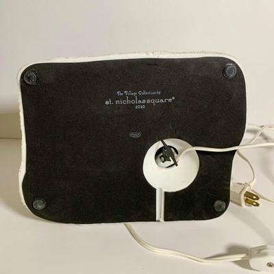 LOT 25 L: St. Nicholas Square Illuminated 2009 "Ryan's Bicycle Shop", 2010 "The Coffee Grounds", Department 56...