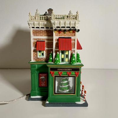LOT 26 L: Department 56 2005 Christmas In The City Series "Visiting Santa At Finestrom"