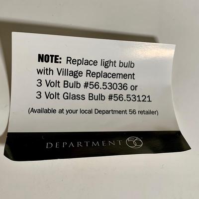 LOT 26 L: Department 56 2005 Christmas In The City Series "Visiting Santa At Finestrom"