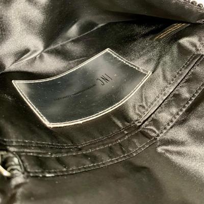 LOT 27 L: Kate Spade "Harlee" Pink Sunglasses, INC Black Bead Bag, NWT Indigo Soul Silver Bag, & More