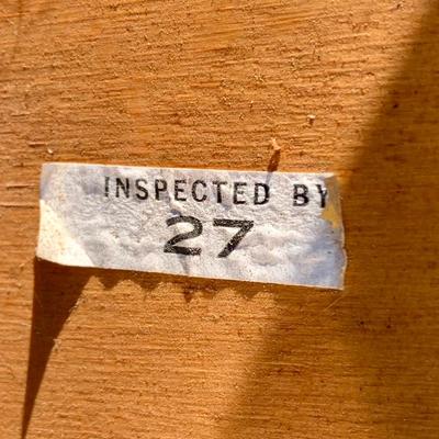 LOT 31 L: Vintage Wooden Duralite Racer Sled: Aluminum Frame