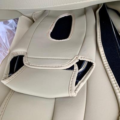 LOT 36 L: Tesla Model 3 Full Surround Seat Covers Light Tan (Never Used)