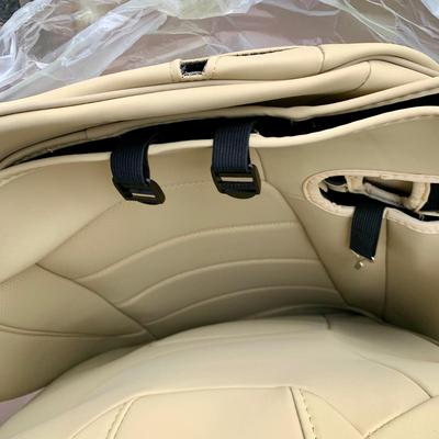 LOT 36 L: Tesla Model 3 Full Surround Seat Covers Light Tan (Never Used)