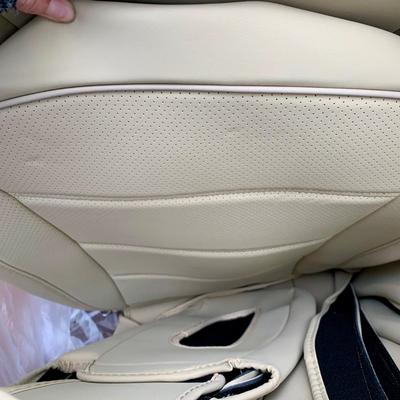 LOT 36 L: Tesla Model 3 Full Surround Seat Covers Light Tan (Never Used)