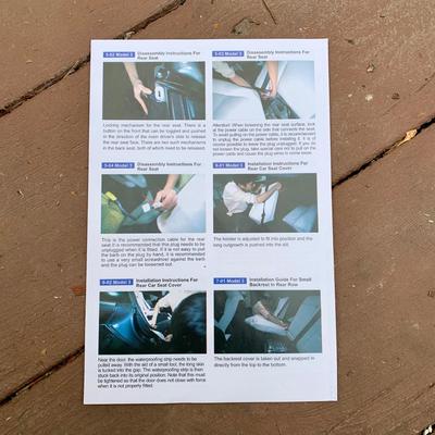 LOT 36 L: Tesla Model 3 Full Surround Seat Covers Light Tan (Never Used)