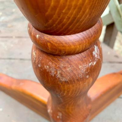 LOT 37 L: Dual Silent Sales Force Inc. Gumball Machines on Wooden Stand w/ Key