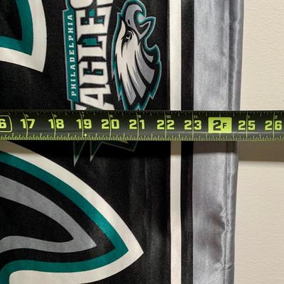 LOT 38 L: NFL Philadelphia Eagles Collection: Glass & Plastic Drinking Glasses, Hand Painted Sugar Skull, Glitter Lamp, & More