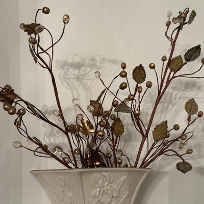 LOT 41D: Pair of Lenox Masterpiece Wall Vases