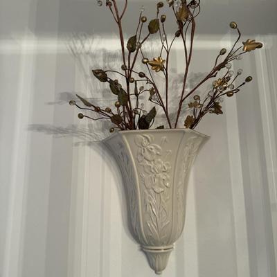 LOT 41D: Pair of Lenox Masterpiece Wall Vases