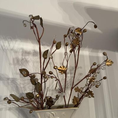 LOT 41D: Pair of Lenox Masterpiece Wall Vases