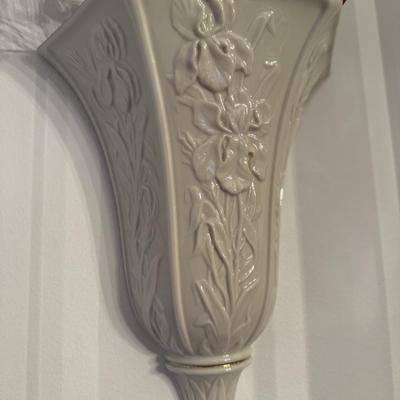 LOT 41D: Pair of Lenox Masterpiece Wall Vases