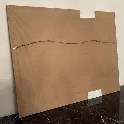 LOT 42D: Framed Wall Mirror w/ Beveled Edge