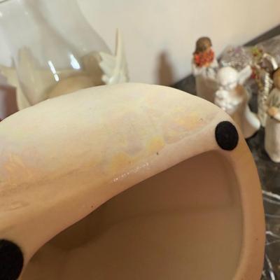 LOT 43D: Angel Home Decor - Lenox Holiday Angel Bell w/ Box, Waterford Crystal Ornaments, Willow Tree & More