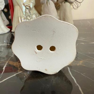 LOT 43D: Angel Home Decor - Lenox Holiday Angel Bell w/ Box, Waterford Crystal Ornaments, Willow Tree & More