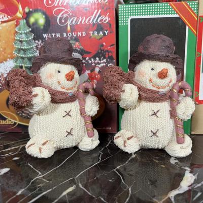 LOT 44D: Collection of Christmas Candles, Decor & More