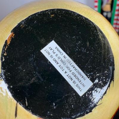 LOT 46D: Vintage Santa Nesting Dolls & Three Wooden Nutcrackers w/ Boxes