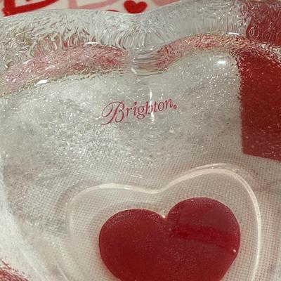 LOT 47D: Valentine’s Day Home Decor, Stemmed Glassware & Serving Dishes