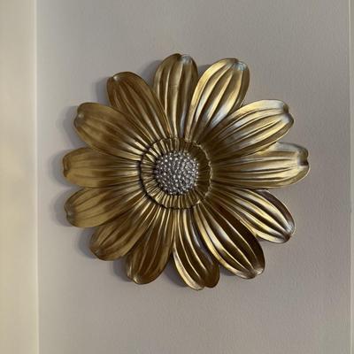 LOT 48K: Metal Butterfly Wall Decor & Floral Wall Decor