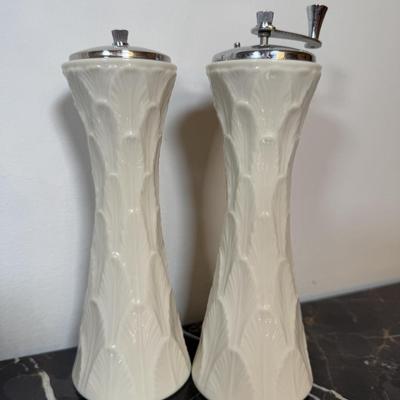 LOT 52D: Lenox Collection - Woodland S&P, Dog w/ Football, Narcissus Flower Vase, Candle Sticks & Animal Set