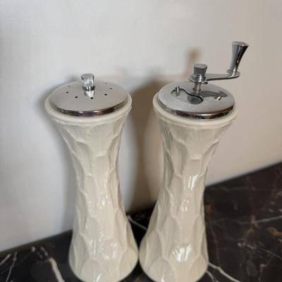 LOT 52D: Lenox Collection - Woodland S&P, Dog w/ Football, Narcissus Flower Vase, Candle Sticks & Animal Set