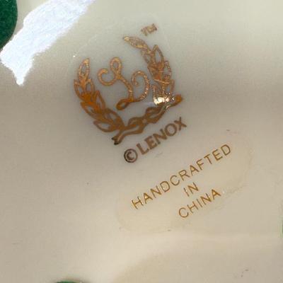 LOT 52D: Lenox Collection - Woodland S&P, Dog w/ Football, Narcissus Flower Vase, Candle Sticks & Animal Set