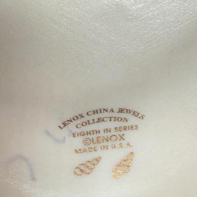 LOT 55F: Lenox China Jewels w/ Boxes - Santa Bearing Gifts & Santa w/ Bear