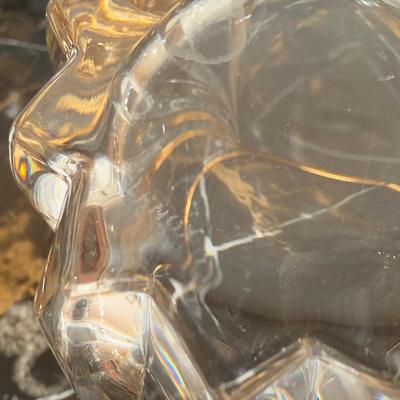 LOT 58D: Lenox Rocks & Wine Glasses w/ Block Crystal Ice Bucket & Flutes