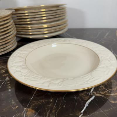 LOT 59D: Lenox Fruits of Life China Set - Service for 12