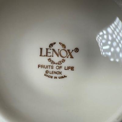 LOT 59D: Lenox Fruits of Life China Set - Service for 12