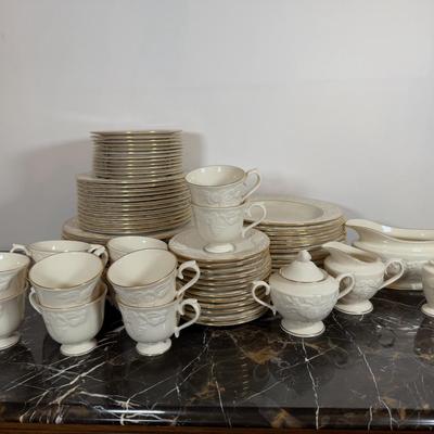LOT 59D: Lenox Fruits of Life China Set - Service for 12