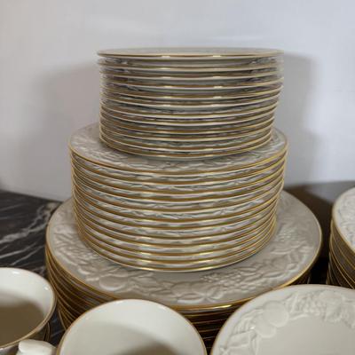 LOT 59D: Lenox Fruits of Life China Set - Service for 12