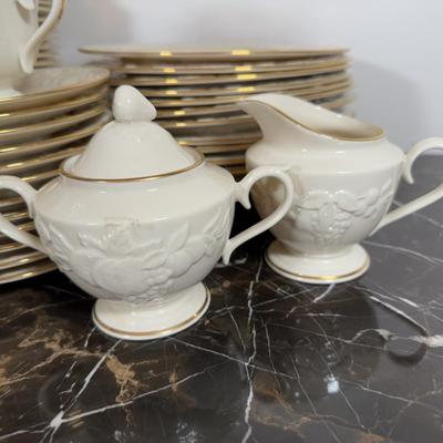 LOT 59D: Lenox Fruits of Life China Set - Service for 12