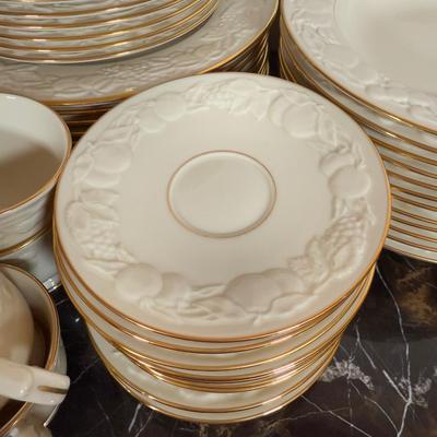 LOT 59D: Lenox Fruits of Life China Set - Service for 12