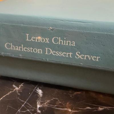 LOT 60D: Lenox Collection - Charleston Cake Plate, Bowls, Server & More