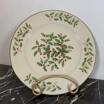 LOT 61G: Lenox - Special Dessert Plates & Serving Plate w/ Dimension Collection Holiday Dinner Plates