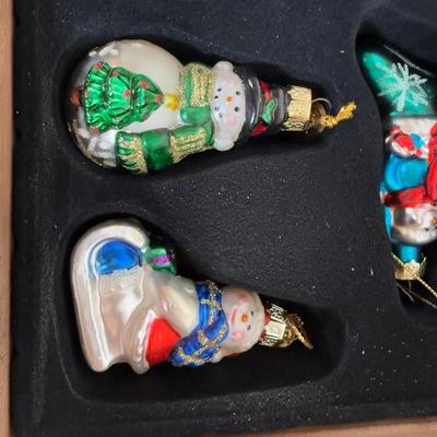 LOT 62D: Ornament Collection - 2002 Thomas Pacconi Classics, Ceramic Gold Trim Train & More