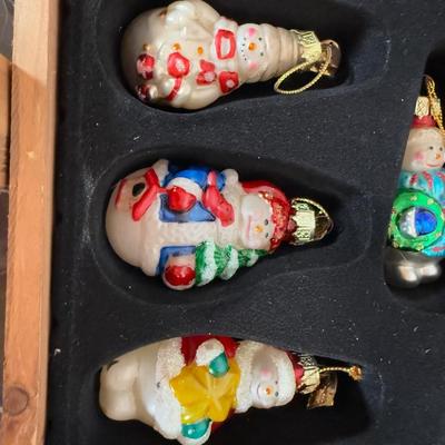 LOT 62D: Ornament Collection - 2002 Thomas Pacconi Classics, Ceramic Gold Trim Train & More