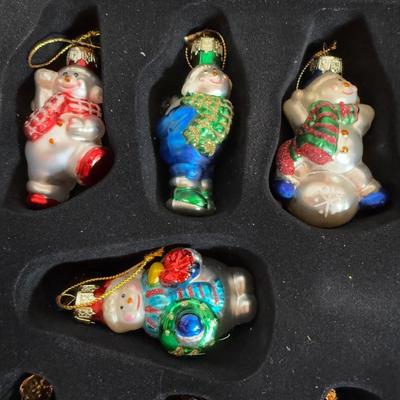 LOT 62D: Ornament Collection - 2002 Thomas Pacconi Classics, Ceramic Gold Trim Train & More