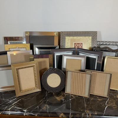 LOT 64D: Large Collection of Photo Frames - Malden, Broyhill & More