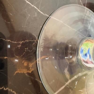 LOT 65D: Set of 12 Lenox Color Stemmed Glasses