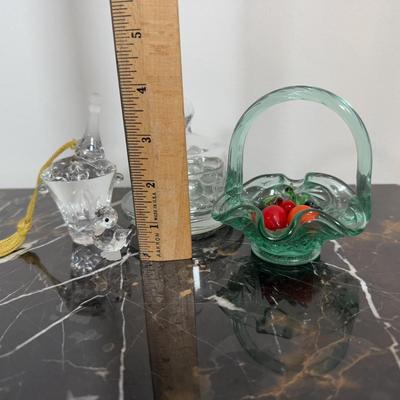 LOT 66D: Swarovski Penguin, Crystal Ice Bucket & More