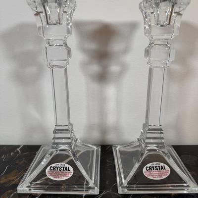 LOT 69F: Crystal Candle Holders incl. Tiffany & Co Votive